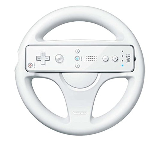 White Nintendo Wii Wheel